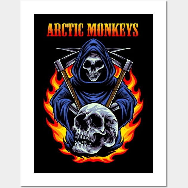 MONKEYS FROM ARCTIC BAND Wall Art by rackoto